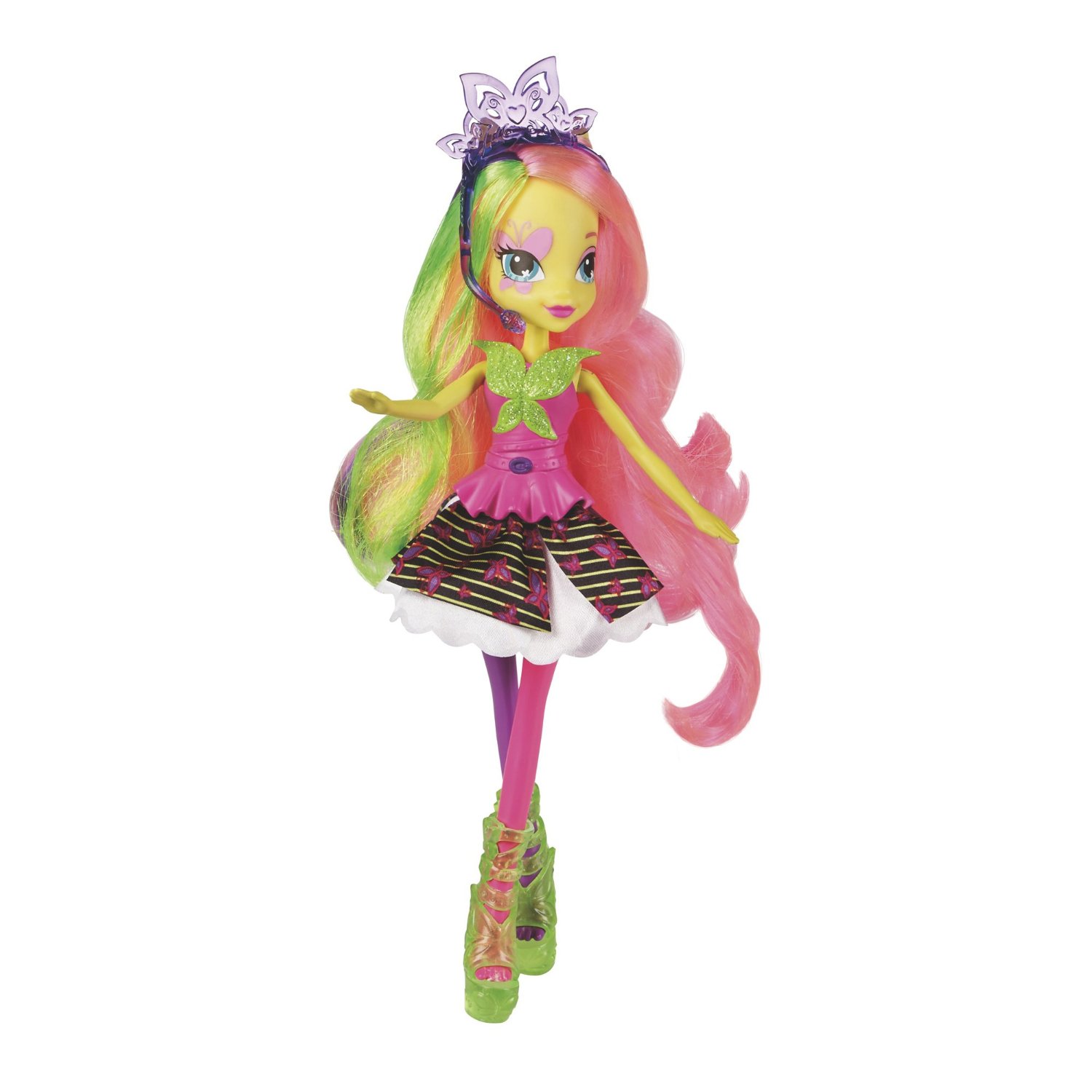 Кукла из серии Equestria Girls Rainbow Rocks Neon – Флаттершай  